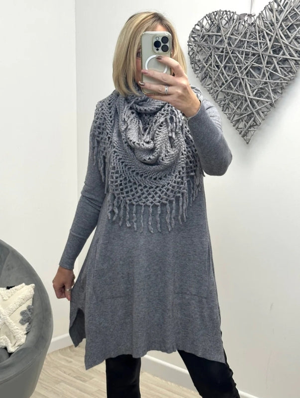 Tully Pocket Tunic With Snood